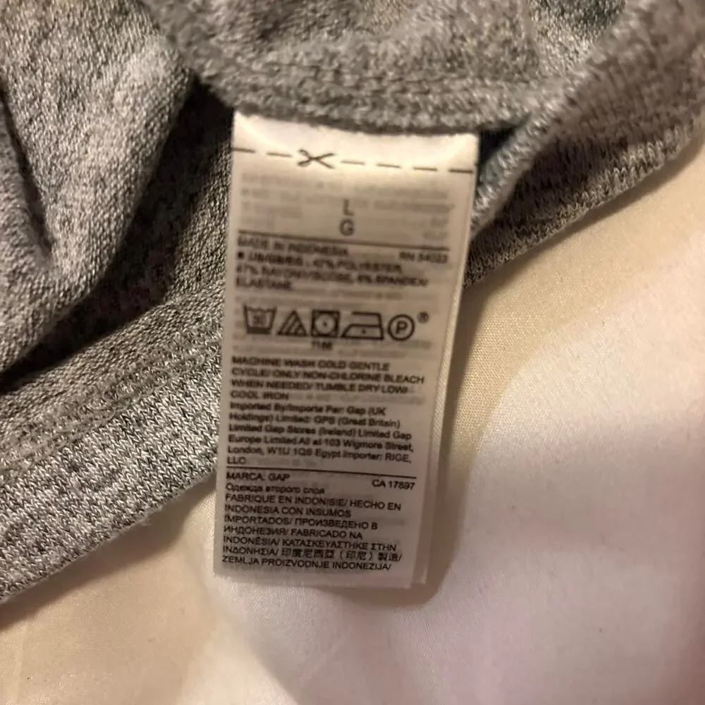 Nwt grey gap knit dress - Picture 4 of 4